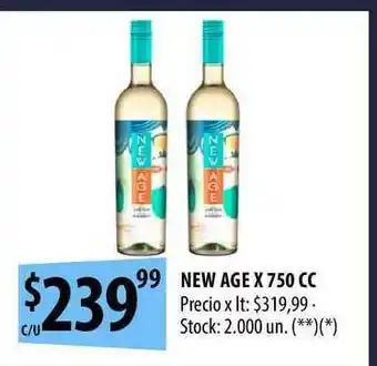 Punto Mayorista New Age Vino x 750cc oferta
