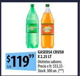 Punto Mayorista Gaseosa Crush x 2.25lt oferta
