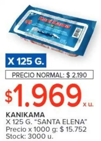 Carrefour SANTA ELENA KANIKAMA X 125G oferta