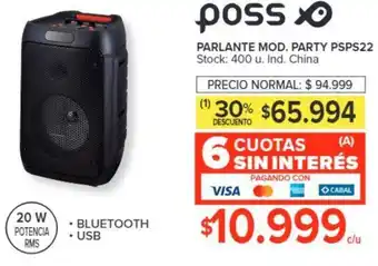 Carrefour PARLANTE MOD. PARTY PSPS22 oferta