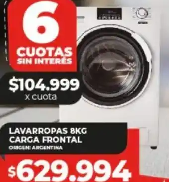 Supermayorista Vital LAVARROPAS 8KG CARGA FRONTAL oferta