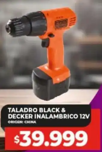 Supermayorista Vital TALADRO BLACK & DECKER INALAMBRICO 12V oferta