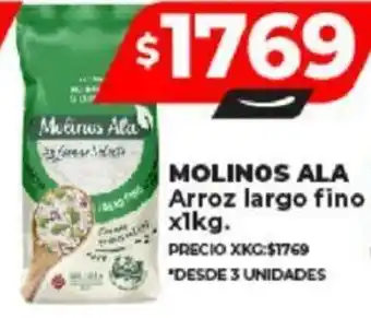 Supermayorista Vital MOLINOS ALA Arroz largo fino x 1kg oferta