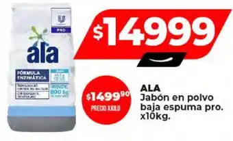 Supermayorista Vital ALA Jabón en polvo baja espuma pro. x 10kg oferta