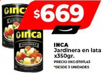 Supermayorista Vital INCA Jardinera en lata x 350gr oferta