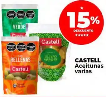 Supermayorista Vital CASTELL Aceitunas varias oferta