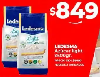 Supermayorista Vital LEDESMA Azúcar light x 500gr oferta
