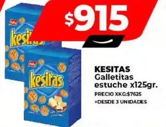 KESITAS Galletitas estuche x 125gr