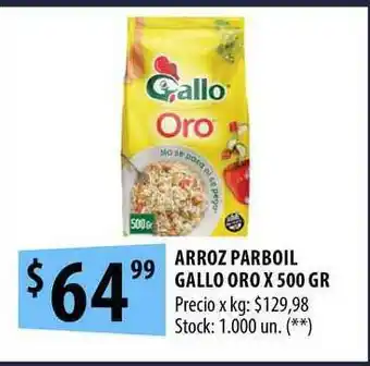 Punto Mayorista Arroz Parboil Gallo Oro x 500gr oferta