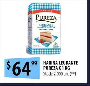 Punto Mayorista Harina Leudante Pureza x 1 kg oferta