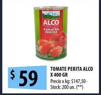 Punto Mayorista Tomate Perita Alco x 400gr oferta