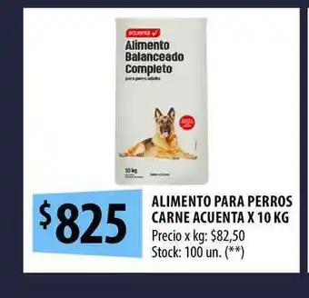 Punto Mayorista Alimento Para Perros Carne Acuenta oferta