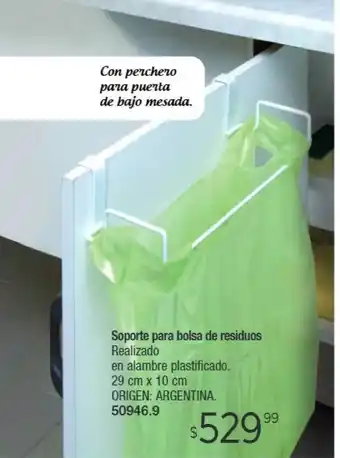Tsu Cosméticos Soporte Para Bolsa De Residuos oferta
