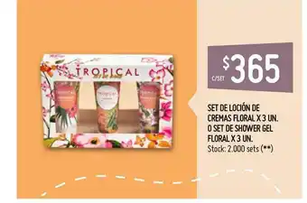 Walmart Set De Loción De Cremas Floral O Set De Shower Gel Floral oferta