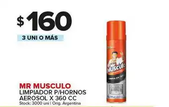 Carrefour Maxi Mr Musculo Limpiador P Hornos Aerosol x 360cc oferta