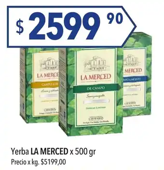 Hergo Yerba LA MERCED x 500 gr oferta