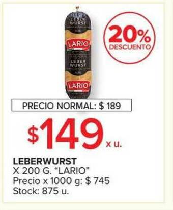 Carrefour Leberwurst X 200 G oferta
