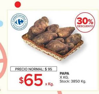 Carrefour Papa oferta