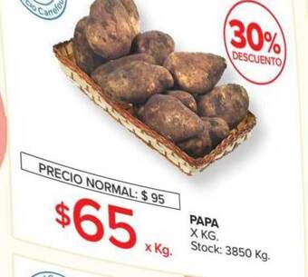 Carrefour Market Papa 30 % Descuento oferta