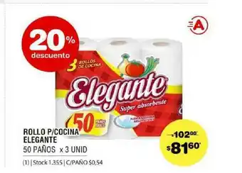 Atomo Conviene Rollo P Cocina Elegante 50paños 20% Descuento oferta