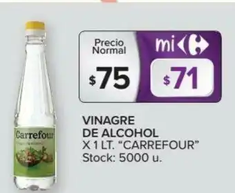 Carrefour Vinagre De Alcohol x 1lt oferta
