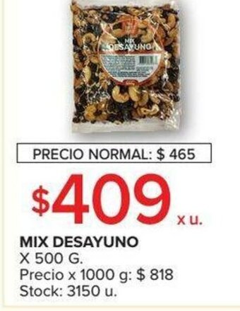Carrefour Mix Desayuno x 500g oferta