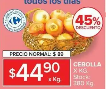 Carrefour Cebolla xkg oferta