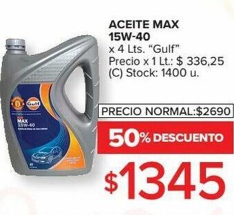 Carrefour Aceite Max 15w-40 oferta