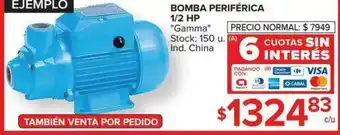 Carrefour Bomba Periférica 1/2 HP oferta