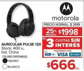 Carrefour Auricular Pulse 120 oferta