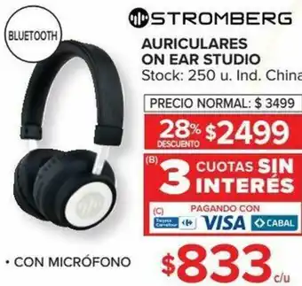 Carrefour Stromberg Auriculares On Ear Studio oferta