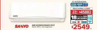 Carrefour Sanyo Aire Acondicionador Split oferta