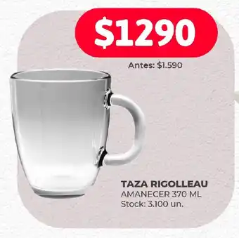 Supermercados Tadicor TAZA RIGOLLEAU AMANECER 370 ML oferta