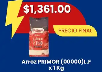 Arroz PRIMOR Largo Fino x 1kg