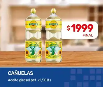 Nini Mayorista CAÑUELAS Aceite girasol pet x1,50 Its oferta