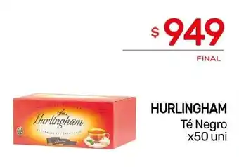 Nini Mayorista HURLINGHAM Té Negro x50 uni oferta