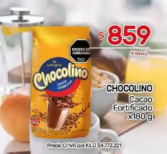 Nini Mayorista CHOCOLINO Cacao Fortificado x180 g oferta
