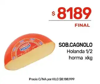 Nini Mayorista SOB. CAGNOLO Holanda 1/2 horma xkg oferta