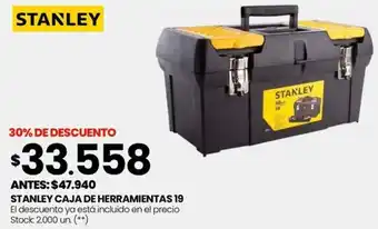 Changomas STANLEY CAJA DE HERRAMIENTAS 19 oferta