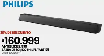 Changomas PHILIPS BARRA DE SONIDO PHILIPS TAB5105 oferta