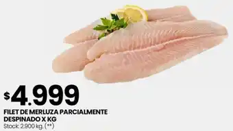 Changomas FILET DE MERLUZA PARCIALMENTE DESPINADO X KG oferta