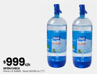 Changomas SIFÓN CHECK oferta