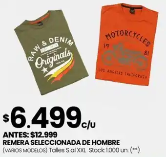 Changomas REMERA SELECCIONADA DE HOMBRE oferta