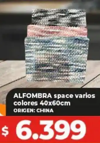Supermayorista Vital ALFOMBRA space varios colores 40x60cm oferta