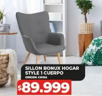 Supermayorista Vital SILLON BONUX HOGAR STYLE 1 CUERPO oferta