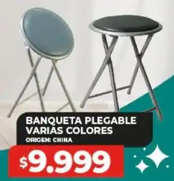 Supermayorista Vital BANQUETA PLEGABLE VARIAS COLORES oferta
