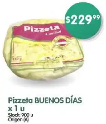 Supermercados Buenos Días Pizzeta BUENOS DÍAS x 1u oferta