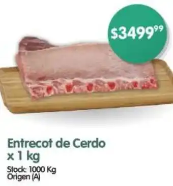 Supermercados Buenos Días Entrecot de Cerdo x 1kg oferta