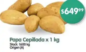 Supermercados Buenos Días Papa Cepillada x 1kg oferta