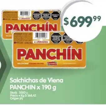 Supermercados Buenos Días Salchichas de Viena PANCHIN x 190g oferta